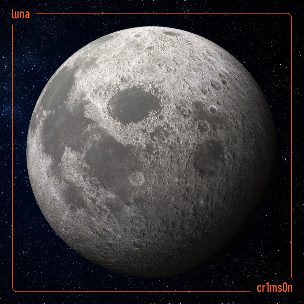 The Earth's moon, Luna