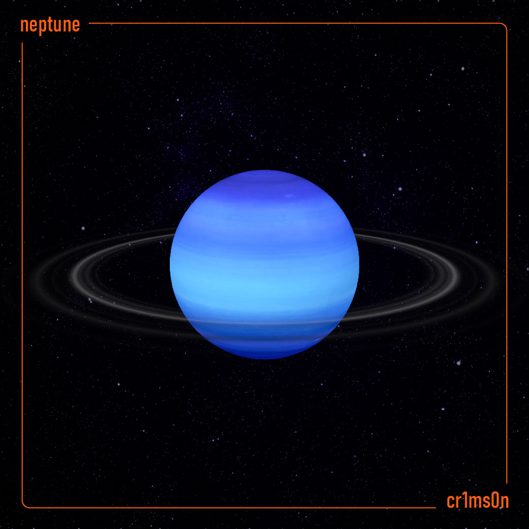 The planet Neptune