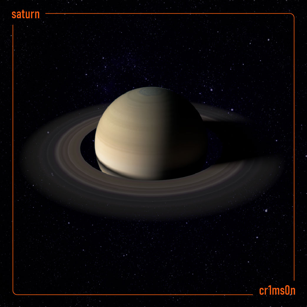 The planet Saturn