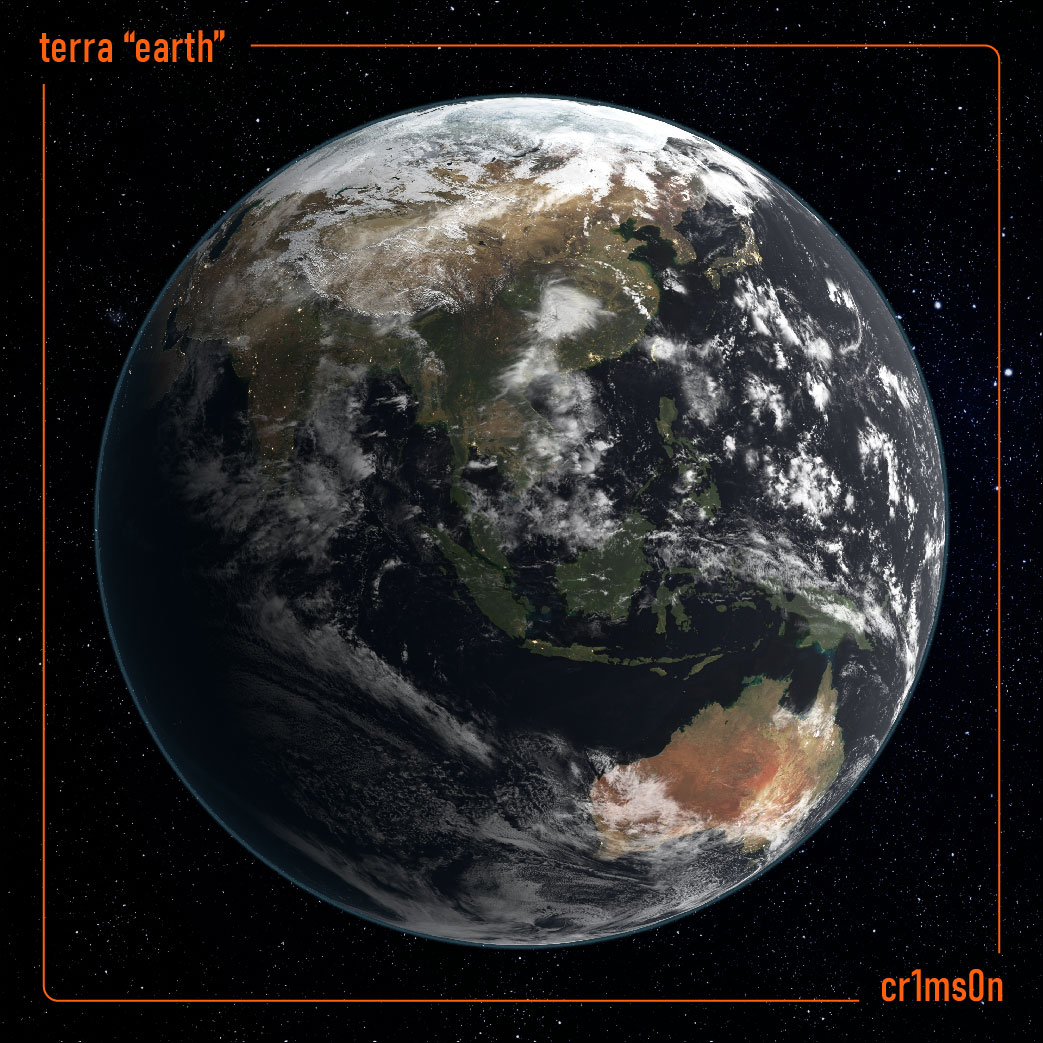 The planet Terra, also known as Earth