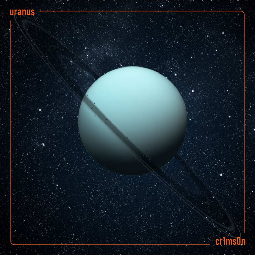 The planet Uranus